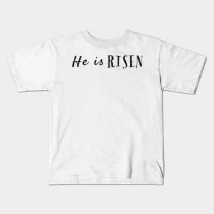 He Is Risen Cool Inspirational Easter Christian Kids T-Shirt